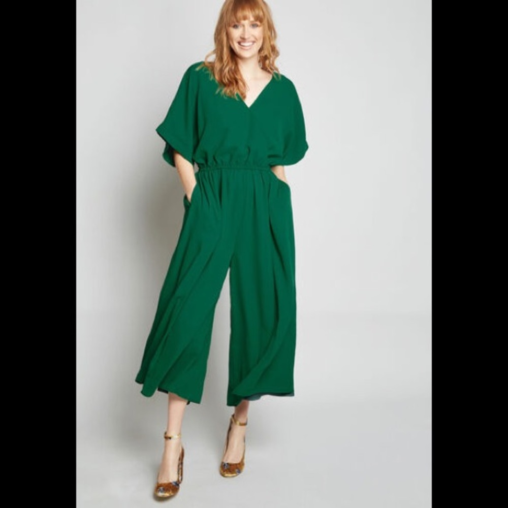 NWT Modcloth Arrive and Thrive wide leg jumpsuit